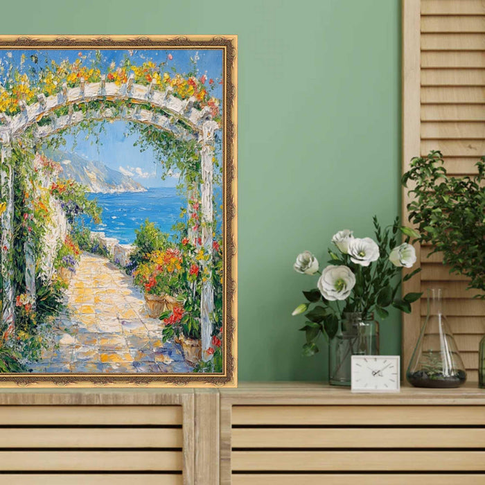 12x16 Frame Gold Leaf Design Picture Frame Deco home 