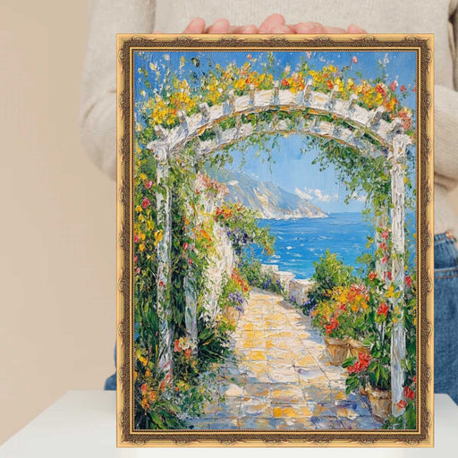 32x48 Frame Gold Leaf Design Picture Frame Deco home 