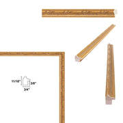 24x30 Frame Gold Leaf Design Picture Frame Deco home 