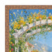 32x48 Frame Slim Gold Leaf Floral Star Picture Frame