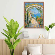Slim Gold Leaf Floral Star Picture Frame Home Office