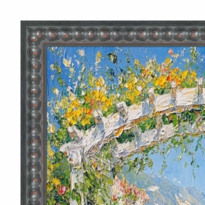 40x60 Frame Slim Gotham Black Beaded Picture Frame