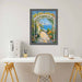 32x48 Frame Slim Gotham Black Beaded Picture Frame
