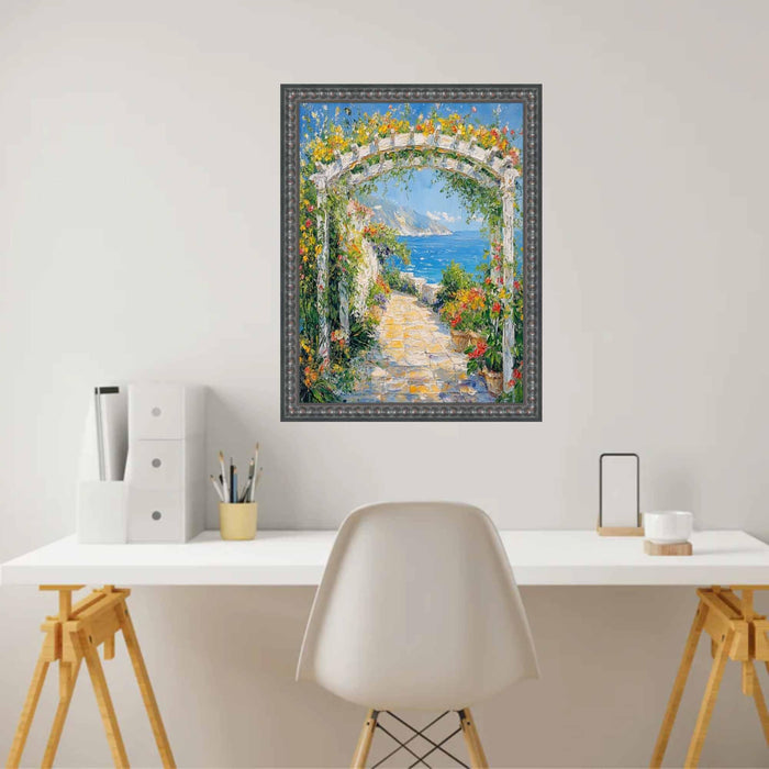 40x60 Frame Slim Gotham Black Beaded Picture Frame