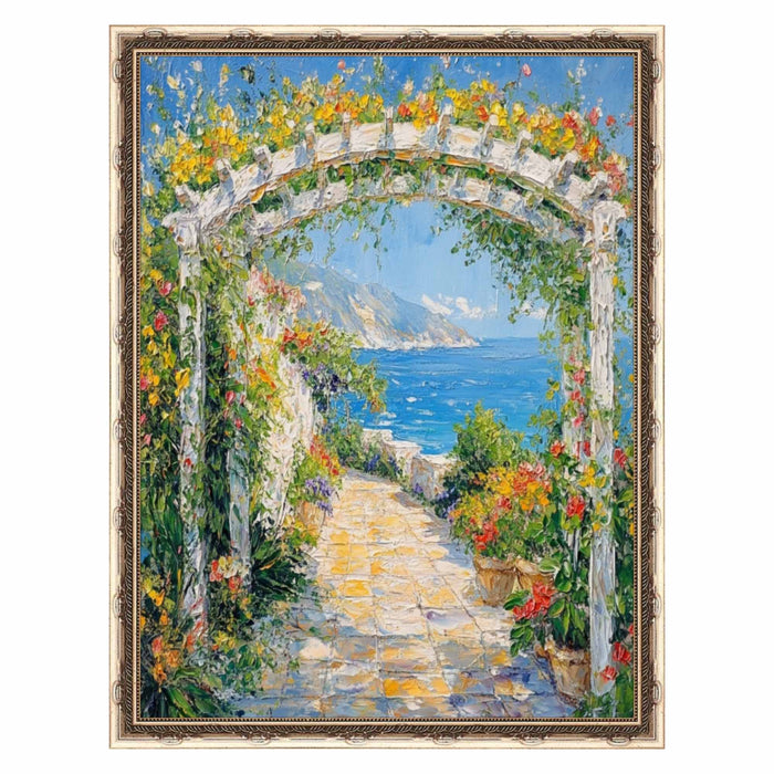 32x48 Frame Slim Silver Leaf Bead Design Picture Frame 