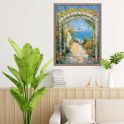 Slim Silver Pewter Leaf Floral Star Picture Frame Home Office