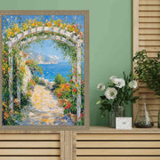 30x40 Frame Slim Silver Stars Picture Frame