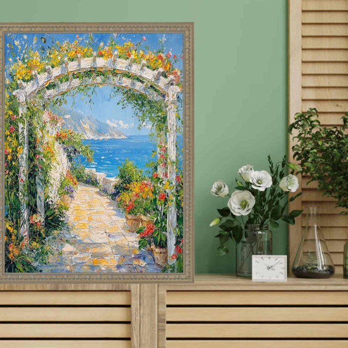 32x48 Frame Slim Silver Stars Picture Frame