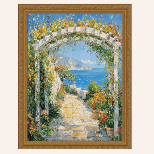 32x48 Frame Slim Vintage Antique Gold Beaded Picture Frame