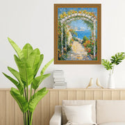 40x60 Frame Slim Vintage Antique Gold Beaded Picture Frame