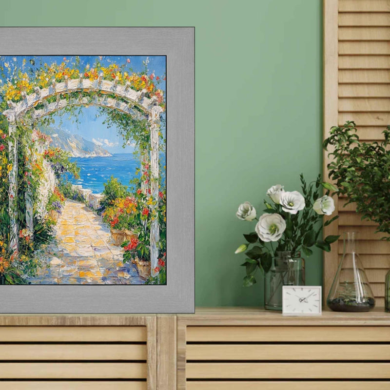 20x30 Frame Stain Steel Flat With Black Lip Picture Frame