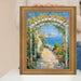 10x15 Frame Traditional Aged Gold Scoop Picture Frame