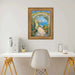 10x15 Frame Traditional Aged Gold Scoop Picture Frame