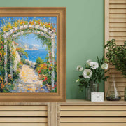 18x24 Frame Traditional Aged Gold Scoop Picture Frame
