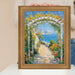 32x48 Frame Traditional Aged Gold Scoop Picture Frame