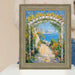 20x20 Frame Traditional Aged Silver Scoop Picture Frame