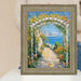 32x48 Frame Traditional Aged Silver Scoop Picture Frame