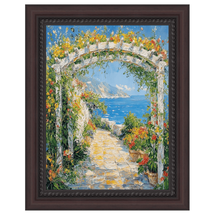 32x48 Frame Traditional Diploma Mahogany Rope Picture Frame