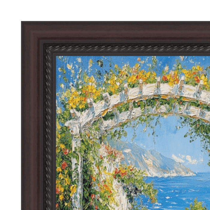 32x48 Frame Traditional Diploma Mahogany Rope Picture Frame