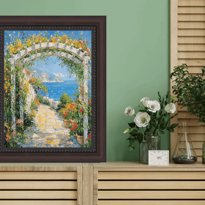 32x48 Frame Traditional Diploma Mahogany Rope Picture Frame