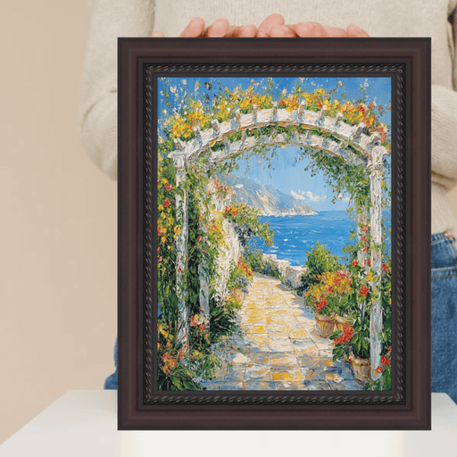 32x48 Frame Traditional Diploma Mahogany Rope Picture Frame