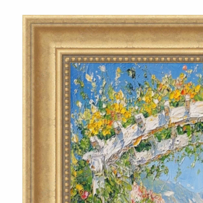 32x48 Frame Traditional Golden Scoop Bead Picture Frame