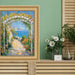 32x48 Frame Traditional Golden Scoop Bead Picture Frame