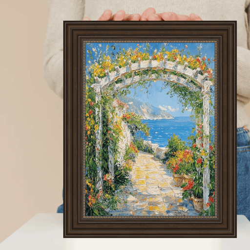 32x48 Frame Traditional Scoop Bronze Picture Frame