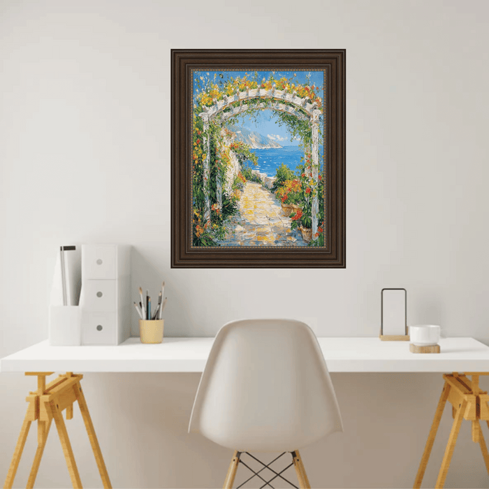 32x48 Frame Traditional Scoop Bronze Picture Frame
