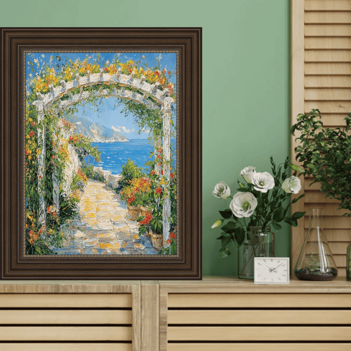 32x48 Frame Traditional Scoop Bronze Picture Frame