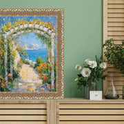 12x20 Frame Versailles Silver Ornate Antique Picture Frame - Vintage