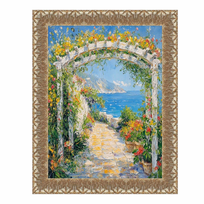 32x48 Frame Versailles Silver Ornate Antique Picture Frame - Vintage