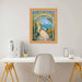 Vintage Gold Lead Beaded Picture Frame 