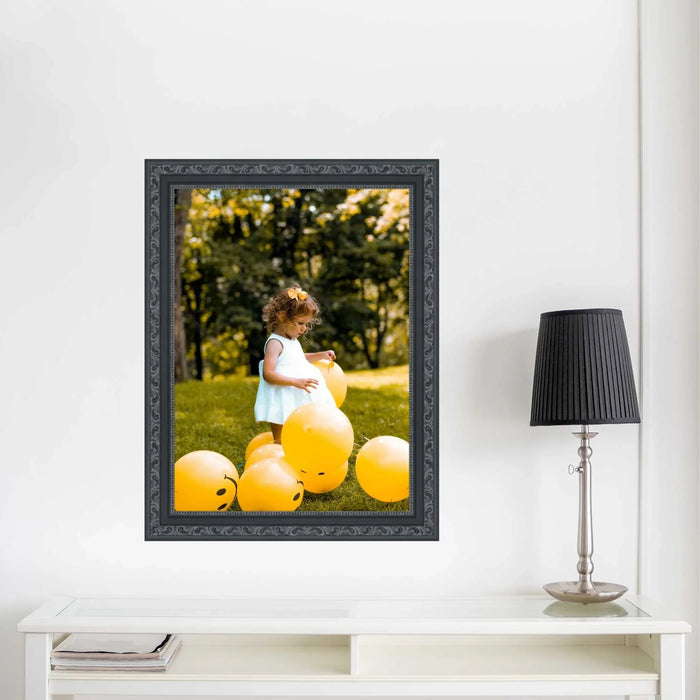 Antique 10x13 Black Picture Frame Traditonal Vintage framing