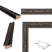20x40 Frame Wheat Leaf Ebony Gold Picture Frame