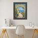 32x48 Frame Wheat Leaf Ebony Gold Picture Frame