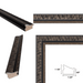 32x48 Frame Wheat Leaf Ebony Gold Picture Frame