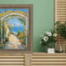20x20 Frame Wheat Leaf Gold With Silver Wash Picture Frame