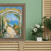 32x48 Frame Wheat Leaf Gold With Silver Wash Picture Frame