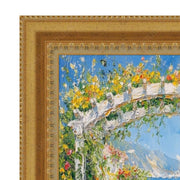 9x12 Frame Wide Aged Gold Traditional Picture Frame