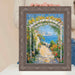 32x48 Frame Wide Aged Vintage Silver Leaf Gothic Luxury Picture Frame