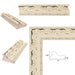 Wide Alabaster White Wash With Charcoal Picture Frame Office Décor