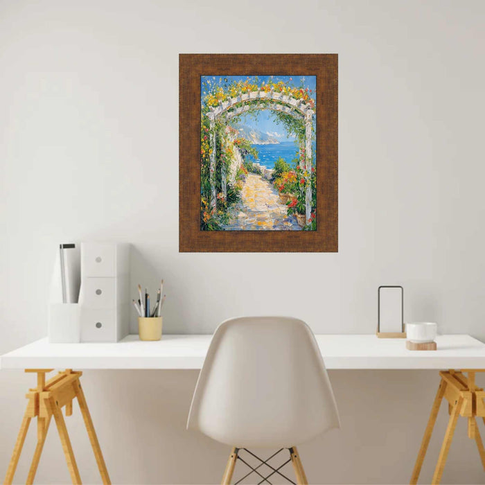 32x48 Frame Wide Antique Gold Bronze Flat Picture Frame