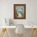 32x48 Frame Wide Antique Gold Bronze Flat Picture Frame