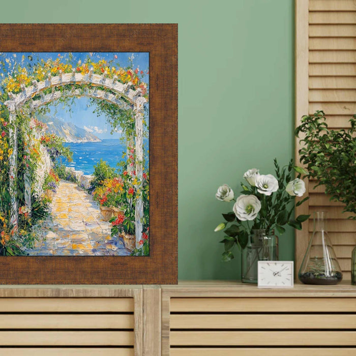 32x48 Frame Wide Antique Gold Bronze Flat Picture Frame