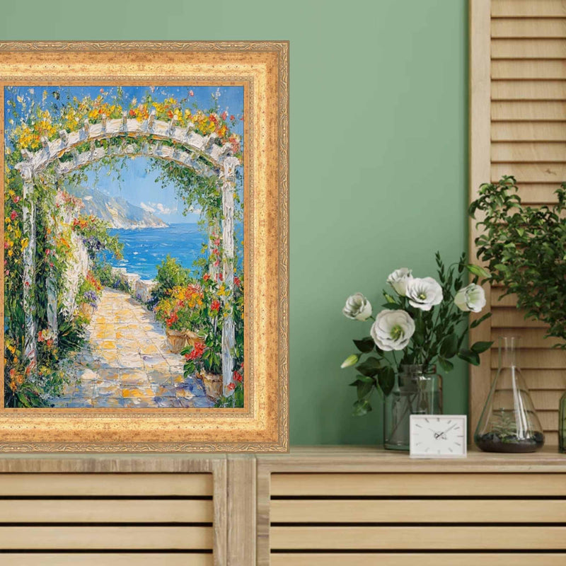 13x17 Frame Wide Antique Gold Victorian Picture Frame home or