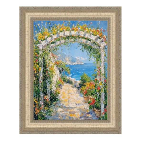 30x36 Frame Wide Antique Silver Victorian Picture Frame