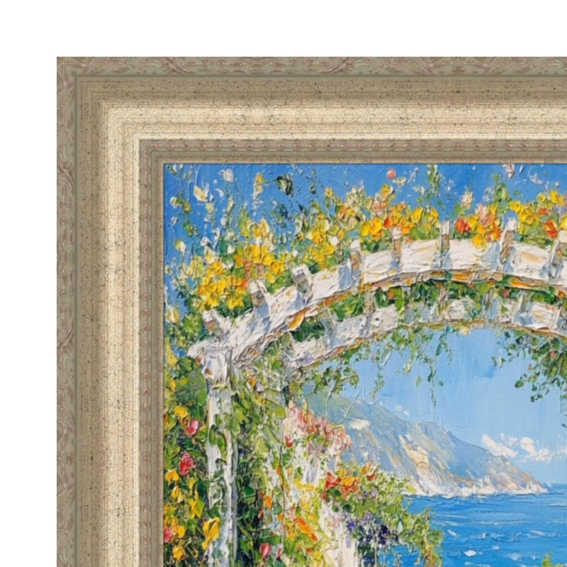 25x25 Frame Wide Antique Silver Victorian Picture Frame