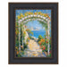 20x20 Frame Wide Black Bronze Leather Picture Frame