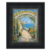 32x48 Frame Wide Black Scoop With Gold Bead Picture Frame